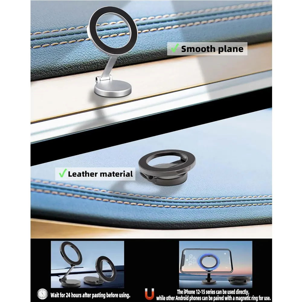 Mobile Phone Holder, Adjustable Magnetic Car Phone Holders