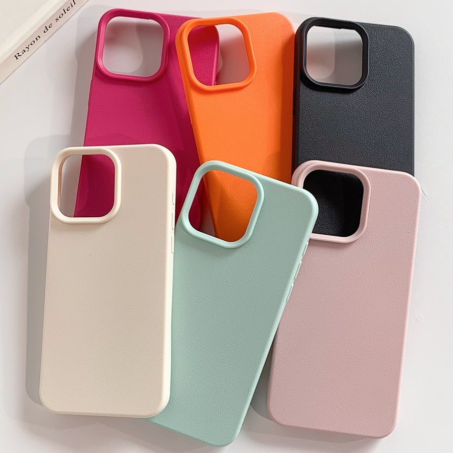 Leather Phone Case For iPhone 17 Pro Max 16 18 Pro Max 13 11 15 14 Plus 12 17 Air 17Promax Shockproof Soft TPU Funda Cover Coque