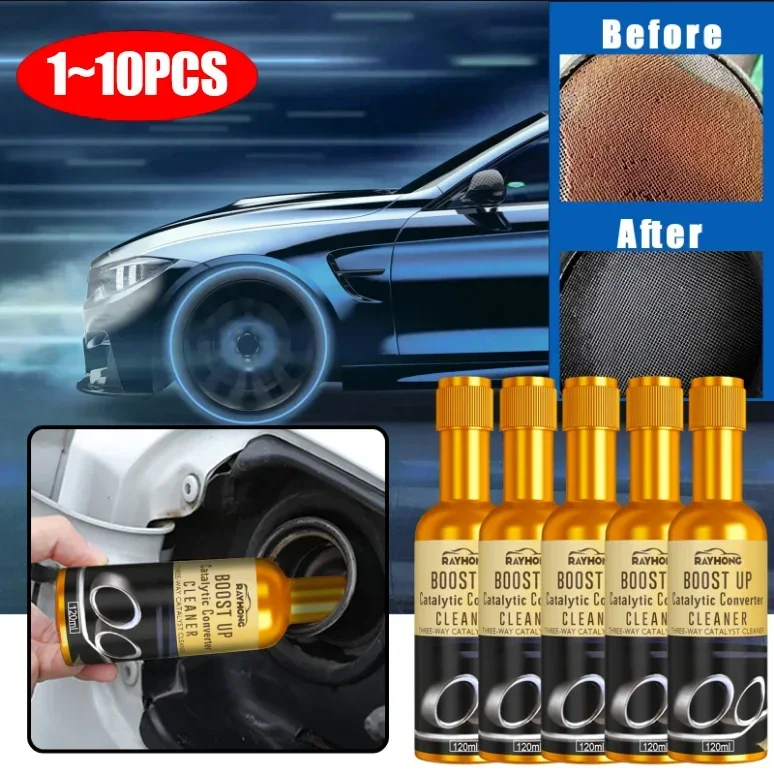 QC4 120ml Car Catalytic Converter Cleaner Car Engine Cleaner CSV Cleaner Accelerator Catalyst Car Catalytic Converter Cleaners