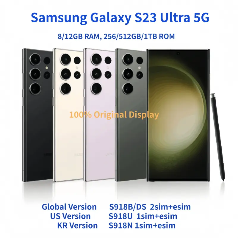 Samsung Galaxy S23 Ultra 5G - Premium Smartphone with S-Pen